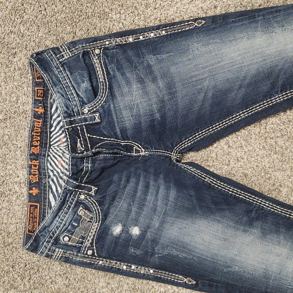 Rock Revival Bootcut Jeans Size 29"W x 31"L - Picture 4 of 8